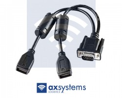 VM3 USB Y CABLE - D15 MALE...
